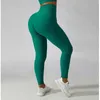 Pantalon actif couleur unie côtelé Yoga femmes poches croisé taille haute Fitness Leggings Sexy BuLIft entraînement collants de course