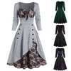 Casual Dresses Unique Party Dress Big Swing Polyester Lady Skin-friendly Comfortable