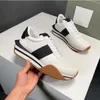 Luxury James Sneakers Designers Tomford Retro Neopren Suede Jago Sneakers Fashion Men Mężczyznę Kobiety swobodne buty sportowe Rozmiar 35-45