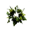 Flores decorativas 4 PCs Conjunto de maquiagem de colar de folhas Decoração Garland Hawaiian Cosplay Fantas da cabeça Leis Hula Wreath Acessórios