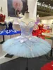 Vêtements de danse à venir de haute qualité pour enfants filles femmes vêtements de Performance pour adultes bleu Tutu Ballet professionnel 231124