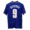 Batistuta 1998 1999 Retro Soccer Jerseys Fiorentinas Bigica Rui Costa 98 ​​99 Home Football Shirt 2000 Camisas de Futebol