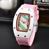 2023 مصمم الهيكل العظمي للنساء التلقائي بالكامل ، ويعود تاريخها إلى Wather Watch Fashion Fashion Rubber Silicone Quartz Clock Clock Watch