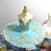 Dancewear Weiß Schwanensee Kostüme Ballett Tutu Rock Samt Tops Für Ballerina Kleid Professionelle Kind Kinder Mädchen Frau Kleid 231124