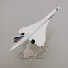 Vliegtuigen Modle 16 cm vliegtuigmodel Air France Concorde Costa Aircraft Model L 1 400 Schaal Diecast metaal Ally Air Plane Airplanes Mode Plane 230426