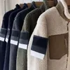 Classico Designer Uomo Topstoney Stones Island Giacche Giacca da uomo Cappotti invernali Spessa manica lunga con cerniera Felpa con cappuccio Stile agnello Outwear con spallina Classic77