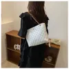 Bolsas de luxo Bolsas femininas Cor sólida Correntes de couro PU Designer Bolsa de ombro grande Moda Bolsa tiracolo para bolsas femininas