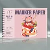 Painting Pens A4A5 Thickened Marker Pen Book Cartoon Cover Children's Color Pencil Sketch Watercolor Waterbased Oily General 230425