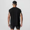 Tops cerebbe da uomo Summer Gym Sight Open Side Off Mash Sleeveless Thirts for Men Workout Fitness Singlets Sport Sport abbigliamento 230425