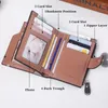 Wallets Custom Personalized Po Men Short Design Retro High Capacity Purse Designer Gift Luxury Husband Coin Pocket Wallet