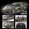 Soldaat ToylinX 1 14 Bouwstenen Auto MOC City Speed Luxe Auto Racing Voertuig met Super Racers Bricks Speelgoed voor Kinderen Gift 231124