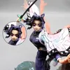 Figuras de brinquedo de ação 31 cm Demon Slayer Figura Kochou Shinobu Anime Figuras Fantasia Casa Estatueta Estátua de PVC Modelo Boneca Colecionável Quarto Decora Presente 231124