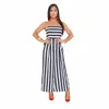 Kvinnors jumpsuits rompers Summer Stripe Tube Rompers Womens Jumpsuit Plus Size Jumpsuits for Women 230426