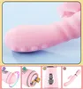 Vibrateurs Lapin G Spot Gode Vibrateur Clitoris Stimulateur Pénis Anal Double Pénétration Langue Lécher Tige Sex Toy Pour Femmes Adultes 231124