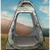 Tentes et abris Tente de pêche sur glace camouflage pour 1 personne Antimoustique Protection solaire anti-pluie Double portes 2 fenêtres Pop Up Ouverture rapide 150150190Cm 231124