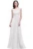 Elegant Mint Green Bridesmaid Dresses for Women spets bröllopsfest Gästklänning Chiffon Long Formal Prom Evening Gown New CPS489