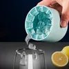 Bakning Mögel Ice Bucket Cup Mold Cube Tray Food Grade Free Freeze Silicone Maker Creative Design