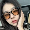 Moda nazik canavar serin güneş gözlükleri gm tasarımcı yeni kadınlar koruma erkekler küçük çerçeve Kore sürümü moda trend çok yönlü güneş kremi kırmızı gözlük