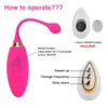 Eggsbullets 10 hastigheter vibrerande ägg vaginal boll trådlöst fjärrhopp ägg sex leksaker vibrator för kvinnor anal gspot klitoris stimulering 231124