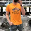 Designers de camisetas masculinas Summer Novo moda masculina de moda européia casual versátil redondo camiseta de algodão sedoso diamante quente manga curta