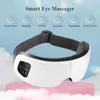 Ansiktsvårdsenheter 4D Electric Smart Eye Massager Airbag Vibration Heating Bluetooth Musik lindrar trötthet och mörka cirklar Eye Care Instrument 231124