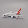 Aircraft Modle 20cm Alloy Metal Australian Air Qantas Spirit of Australia Airbus 380 A380 Airlines Model samolotowy Diecast Płaszczyzn