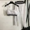 مصممة فاخرة للمسارات المسارات ActiveWear Summer Sports Pated Sanmings مجموعة رياضية الركض قمم الجري