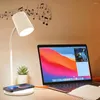 Lampy stołowe 10 W QI bezprzewodowe lampa LED Lampa odczytu nocne światła Oczy Ochrona Ochrona dotyk Duchowa za pomocą głośnika Bluetooth