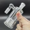 Coletor de cinzas de vidro 90 ° 14mm 4.3 polegadas Mini Hookah Glass Bong Coletores de água Grosso Pyrex Clear Bubbler Ashcatcher 90 graus
