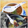 Storage Bottles Spoon Soup Spoons Porcelain White Blue Simple Home Dessert Chinese Asian Ceramic Ton Won Style Pho Mixing Cooking Serving