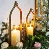 Candle Holders Nordic Style Holder Home Decoration Candels Luxury Dining Table Boujoire Chandelier Decorative Items WZ50CH