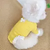 Dog Apparel Love Quilted Cotton Vest Spring And Autumn Teddy Schnauzer Hairless Cat Pet Bixiong Winter Clothes Puppy