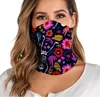 Schals 3D-Digitaldruck Damen Outdoor Bandana Atmungsaktiver Gesichtsschal Angeln Radfahren Sport Elastischer Schlauch Halsmanschette Stirnband