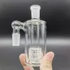 Cendrier en verre à 90 ° 14 mm 4,3 pouces Mini narguilé Bong en verre collecteur d'eau épais Pyrex clair barboteur cendrier à 90 degrés