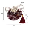 Present Wrap Antique Tassel Sachet Chinese Style Plum Bossom Brodery Car Hanging Hanfu Pendant Interior Decoration smyckespåsar