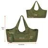 Camp Furniture Solid Color Large Capacity Yoga Mat Fashion Fitness Gym Shoulder Bag Sling Carrier Tote With Pockets Exercise Bags