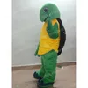 Taille adulte Green Sea Turtle Mascot Costume Cartoon thème du personnage carnaval Unisexe Halloween Birthday Party Fancy Outdoor tenue pour hommes femmes