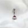 Nose Rings Studs Lot10PCS Body JewelryG23 CZ Nice Smart Navel Belly Button Body Piercing 14Gx10x46mm Navel Curve Barbells Belly Rings 230425