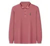 Neue Herren Polos Langarm-Shirt Biene Stickerei Luxus GGity Brief Marke Designer Shirts Casual Bottom Polo T-Shirt