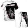 Men's Tracksuits Knight Templar 3D Print Men T-shirt/shorts/terno