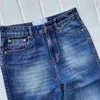 Pantalon évasé en jean rétro créateur de mode Jeans à jambes larges lettre imprimé pantalon Jean taille haute