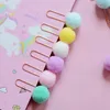 Bag Clips 100pcslot Pompoms Metal Planner Paper for Pos Books Notebook Cards Stationery Decor 230425