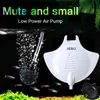 Tillbehör Super Silent Air Pump Jebo Black/White Nano Häng på tyst stum med mini Air Tube Air Stone Aquarium Fish Water Plant Tank