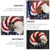 Dekoratif Çiçekler Amerikan Vatansever Çelenk Kartal Kolye Başkanlık Seçim Süslemeleri 4 Temmuz