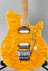 1994 Ernie Ball Music Man EV H Eddie Van Halen Signature Amber Quilt Top guitare électrique 258