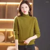 Women's Sweaters 2023 Autumn/Winter Long Sleeved Knitting Temperament Mom's Costume Pullover Sweater Loose Versatile Ladies