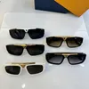 Модные мужские солнцезащитные очки 1.1 Evidence Sport Sunglasses прямоугольной формы из ацетата с V-образной полой оправой и логотипом дужки Z1950U подходят к форме лица Glasrai Sola на открытом воздухе