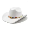 Bérets Chapeau de cowboy pour hommes Western Cowgirl Country Golf Cap Party Jazz Top Chapeaux Équitation Élégant Femme Sortie Plage 2023