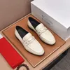 2023 Scarpe eleganti da uomo firmate Moda pelle di serpente Appartamenti casual Marca maschile Slip On Party Wedding Business Oxfords Taglia 38-44