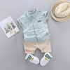 Children's Summer New Boy Baby Children Short Sleeved Two Piece Trend